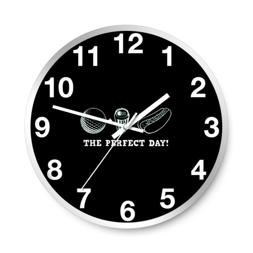 The Perfect Day Golf Wall Clocks The Perfect Day Golf Wall Clocks