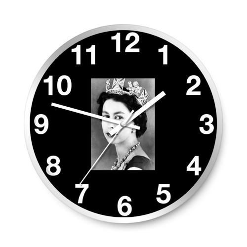 Young Queen Elizabeth Wall Clocks