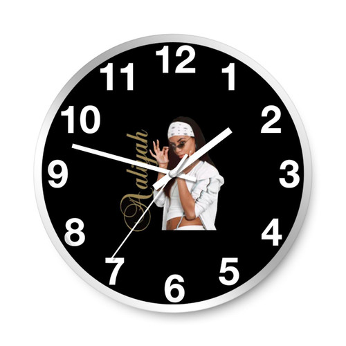 Aaliyah Hip Hop R And B Wall Clocks