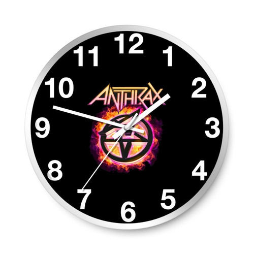 Anthrax The Flame Pentathrax Wall Clocks