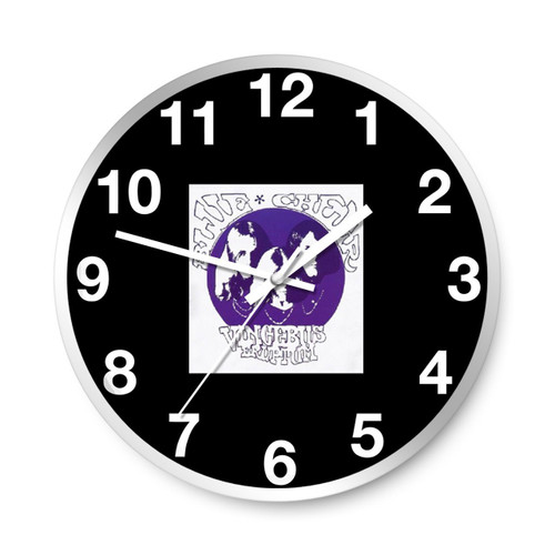 Blue Cheer Vincebus Eruptum Grunge Logo Wall Clocks