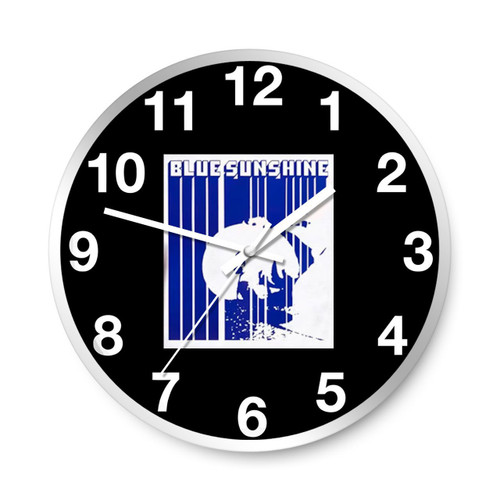 Blue Sunshine Logo Wall Clocks