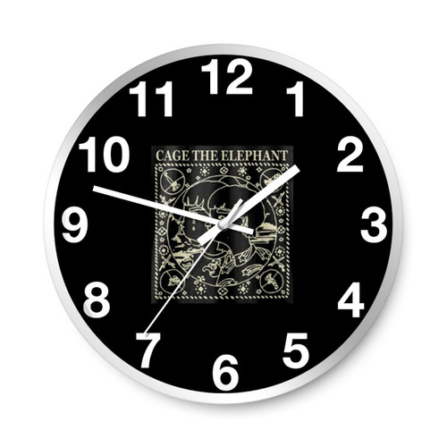 Cage The Elephant Band Tour Vintage Wall Clocks