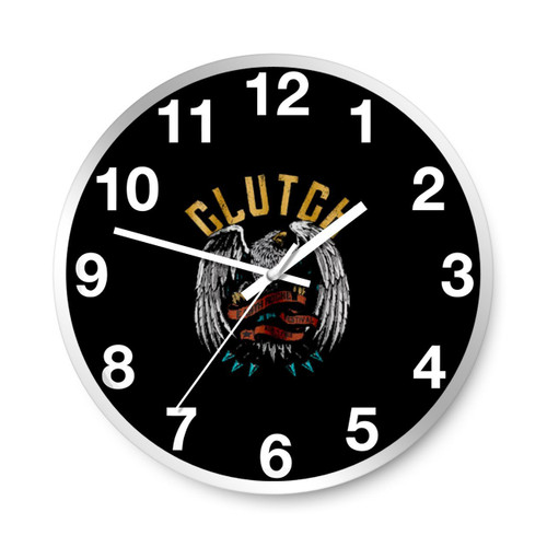 Clutch Band Earth Rocker Concert Wall Clocks