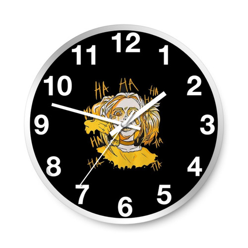 Harley Quinn Ha Ha Wall Clocks