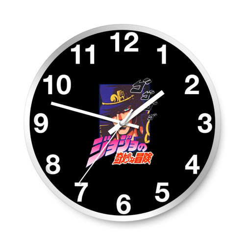 Jotaro Jojo Bizzarre Adventure Anime Wall Clocks