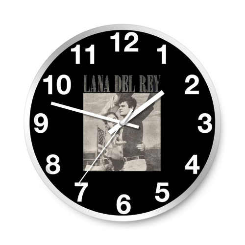 Lana Del Rey And Bf Vintage Wall Clocks