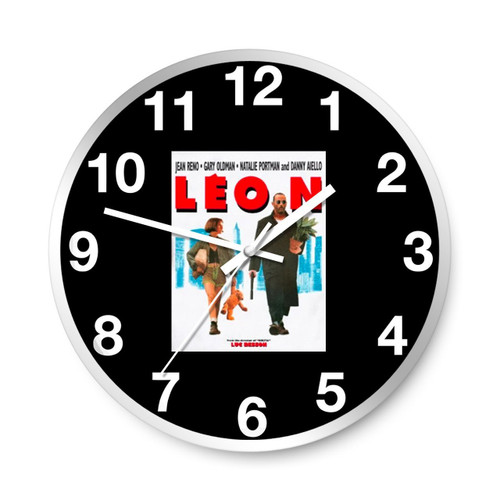 Leon The Professional Movie Poster Cool Wall Clocks