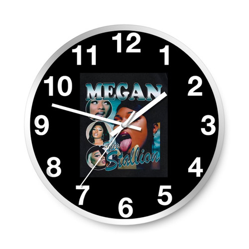 Megan Thee Stallion Vintage Wall Clocks