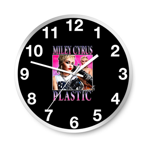 Miley Plastic Hearts Wall Clocks