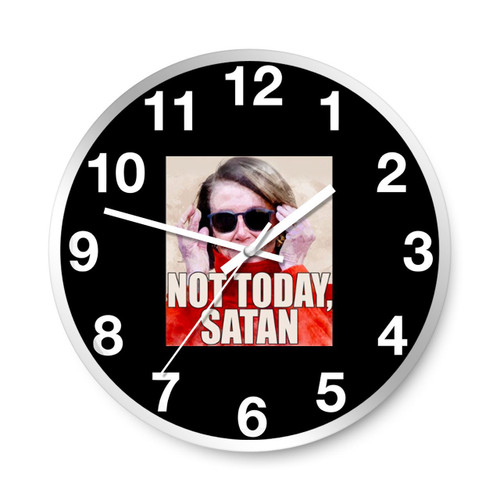 Not Today Satan Nancy Pelosi Sunglasses Wall Clocks