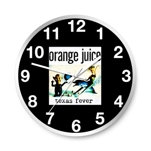 Orange Juice Wall Clocks