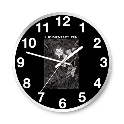 Rudimentary Peni Cacophony Leftover Crack Crass Punk Wall Clocks