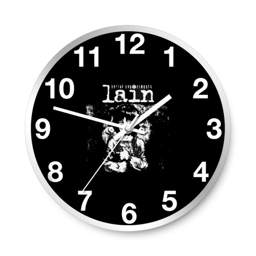 Serial Experiments Lain Art Love Logo Wall Clocks