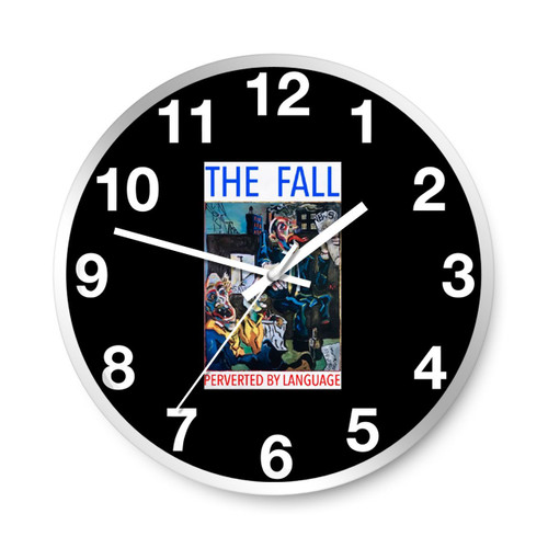 The Fall Perverted By Language Art Love Logo Wall Clocks