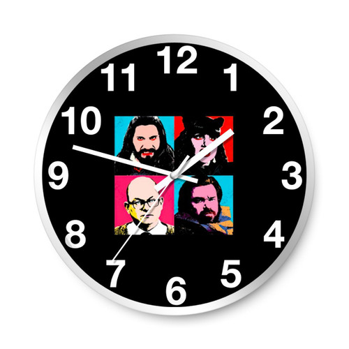 Vampire Warhol Classic What We Do In The Shadows Wall Clocks