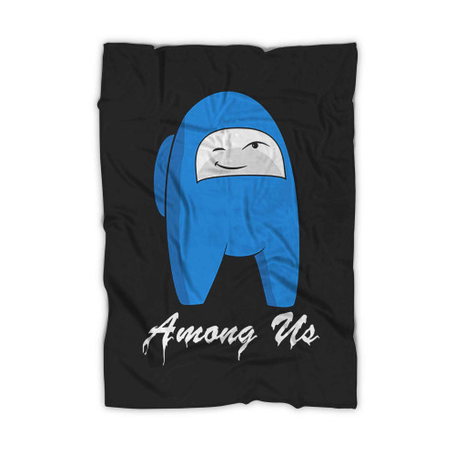 Among Us Blue Ace Fleece Blanket