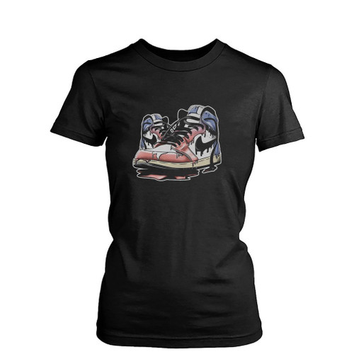 Shoe Dripping Womens T-Shirt Tee