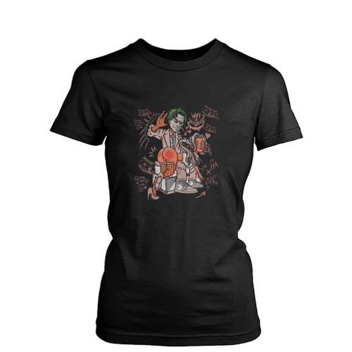 Slap Harley Quinn Womens T-Shirt Tee