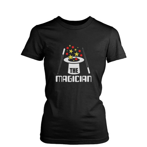 Snooker Shaun The Magician Murphy Womens T-Shirt Tee