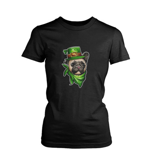 St Patrick Is Day Dog Cute Festival Womens T-Shirt Tee
