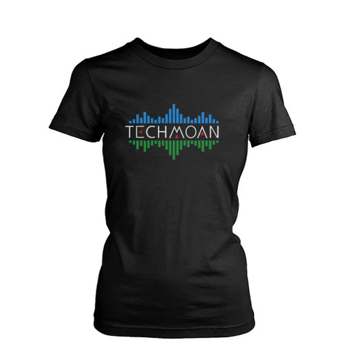 Techmoan Audio Graphic Bars Logo Womens T-Shirt Tee