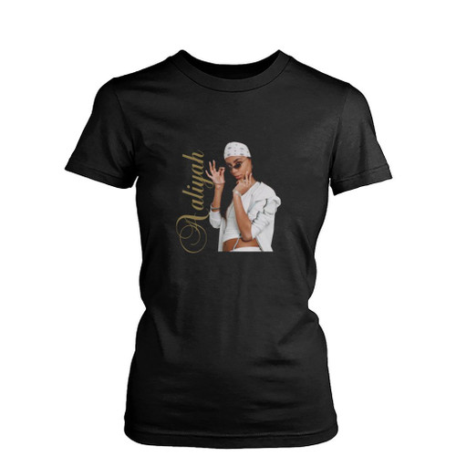 Aaliyah Hip Hop R And B Womens T-Shirt Tee