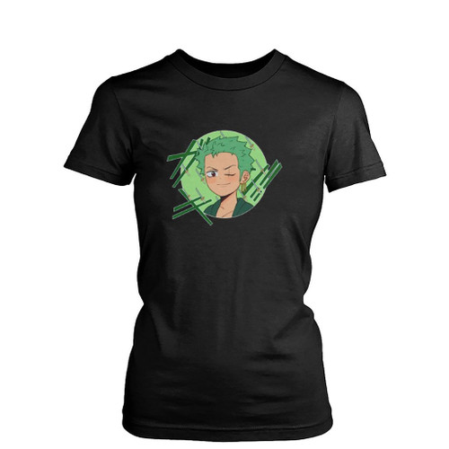 Chibi Zoro One Piece Anime Womens T-Shirt Tee