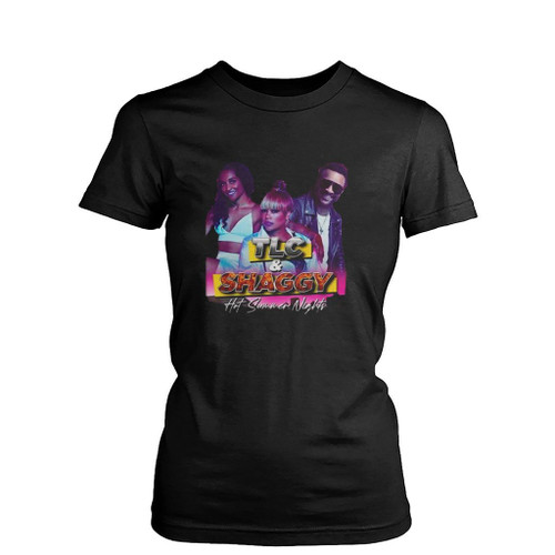 Hot Summer Night Concert Tlc And Shaggy Womens T-Shirt Tee