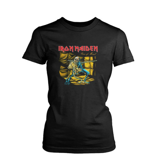 Iron Maiden Piece Of Mind Womens T-Shirt Tee