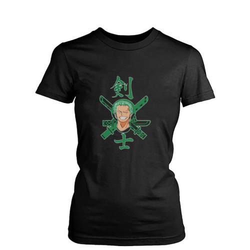 Nichirin Zoro Ronronoa One Piece Anime Womens T-Shirt Tee