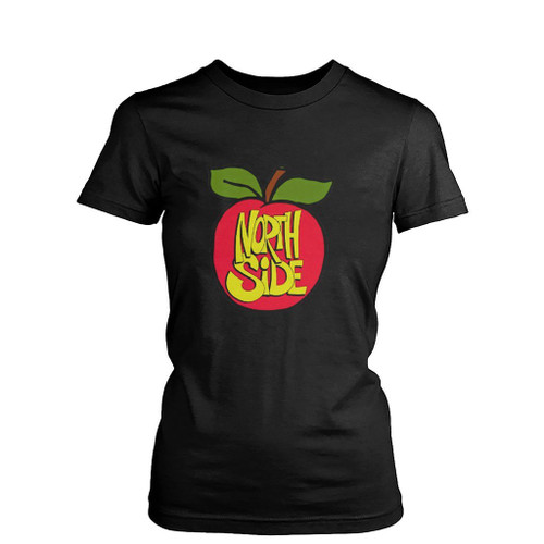 Northside Apple Art Love Logo Womens T-Shirt Tee