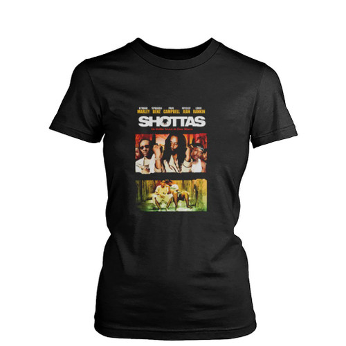 Shottas Jamaican Crime Movie Womens T-Shirt Tee
