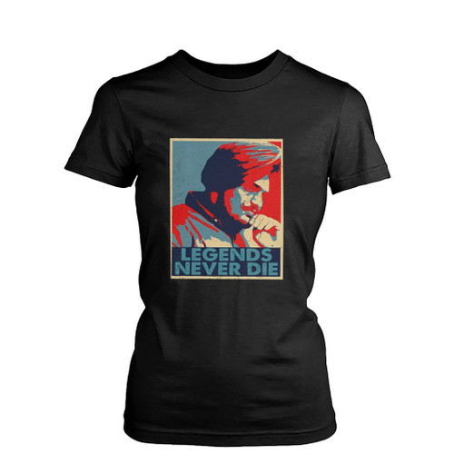Sidhu Moosewala Rapper Legends Moose Wala Forever Womens T-Shirt Tee