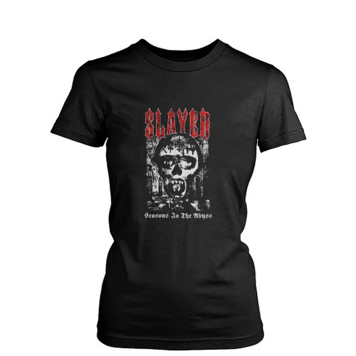 Slayer Acid Rain Seasons In The Abyss Womens T-Shirt Tee