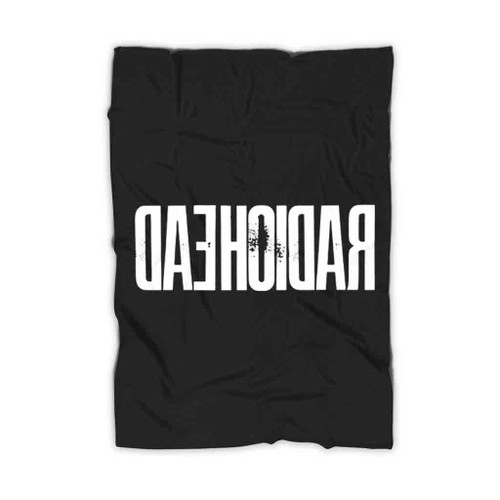 Radiohead Backwards Fleece Blanket