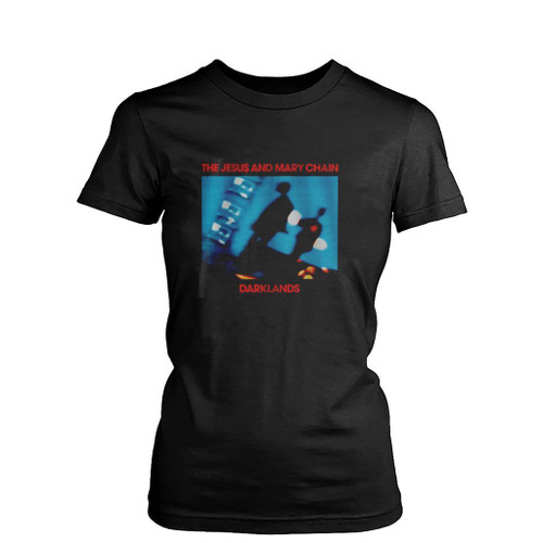 The Jesus And Mary Chain Darklands Art Love Logo Womens T-Shirt Tee