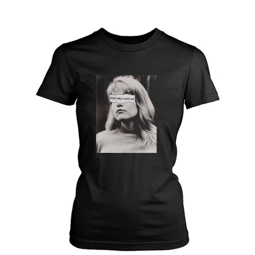 Twin Peaks Laura Palmer Fire Walk With Me Art Love Logo Womens T-Shirt Tee