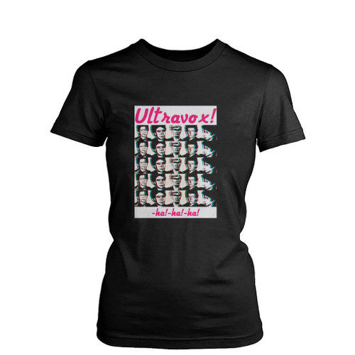 Ultravox Ha Ha Ha Art Love Logo Womens T-Shirt Tee