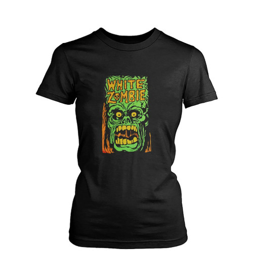 White Zombie Monster Yell Womens T-Shirt Tee