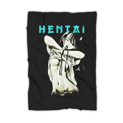 Manga Herren Anime Comic Hentai Waifu Senpai Nerd Gamer Geschenk Manner Fleece Blanket