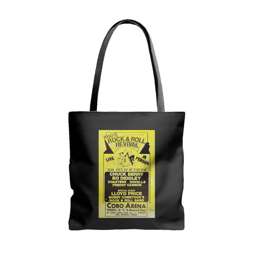 1950's Cobo Arena Chuck Berry Value Tote Bags