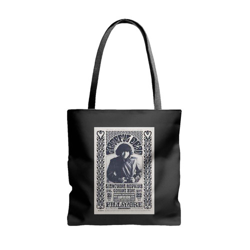 1966 Grateful Dead Lightnin' Hopkins The Yardbirds Tote Bags