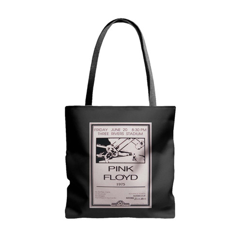 1975 Pink Floyd Concert Pink Floyd Concert Tote Bags