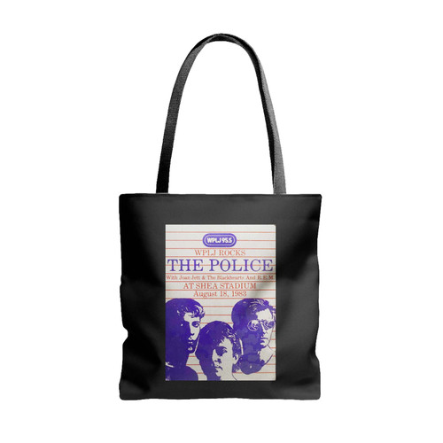 1983 The Police Shea Stadium Backstage Pass Promo Concert Tote Bags