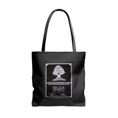 Allman Brothers Band 1972 Concert Tote Bags