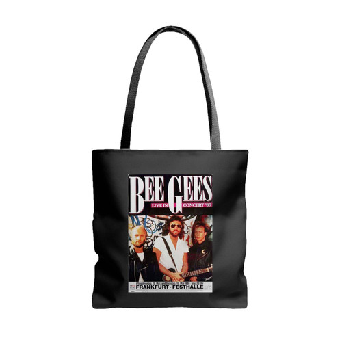 Bee Gees Live In Concert 1988 Tote Bags