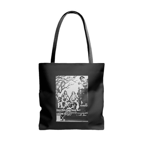 Black Flag Concert Tote Bags