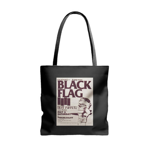Black Flag Tour Gig Tote Bags