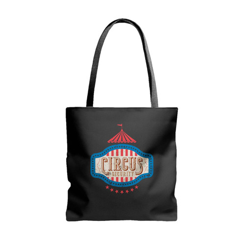 Circus Party Circus Security Vintage Retro Tote Bags